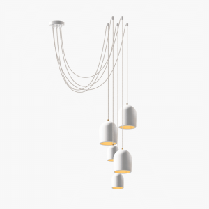 lampara-colgante-sostenible-blanca-cluster-arch-5-blanco-ecodiseno-ekohunters-more-circular