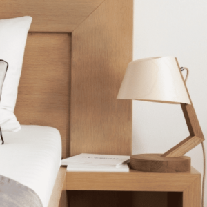 Curved table lamp 1411