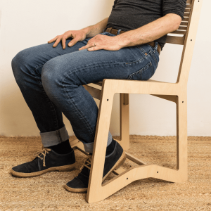 HEX wooden chair