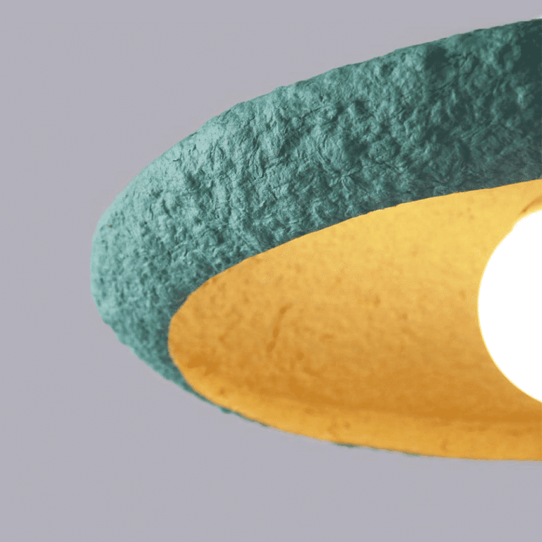 lampara-techo-papel-mizuko-verde-lamparas-ecologicas-ekohunters-crea-re