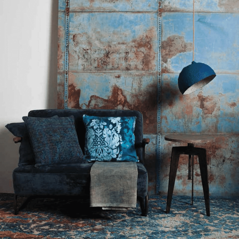 lampara-de-techo-sostenible-azul-papel-pluto-lamparas-ecologicas-ekohunters-crea-re