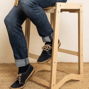 Hex 73 wood stool
