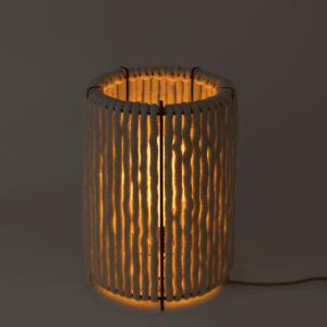 Cylinder wool table lamp 6020
