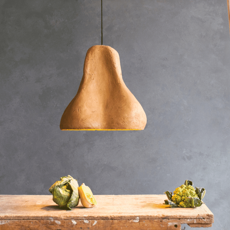 sustainable-paper-pendant-lamp-sensi-III-light-brown-sustainable-lamps-ekohunters-crea-re-inspiring-changes
