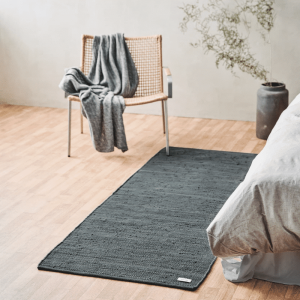 Steel Gray Cotton Carpet