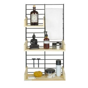 Pack organizador pared baño Fency-0