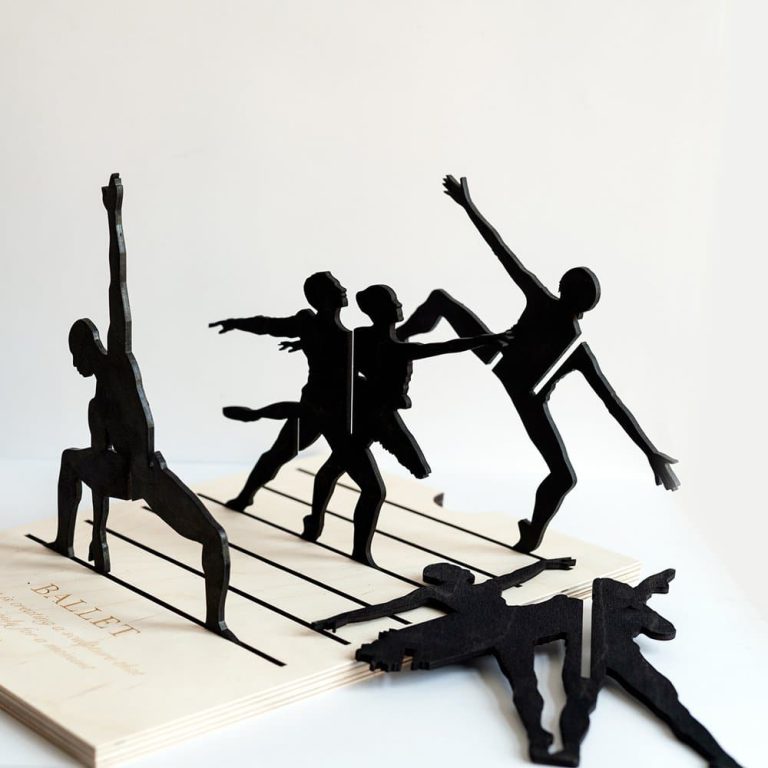 Escultura madera Ballet-0